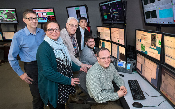 Main Control Room with program leaders