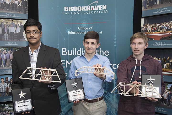 winning students of the 2018 Bridge Contest