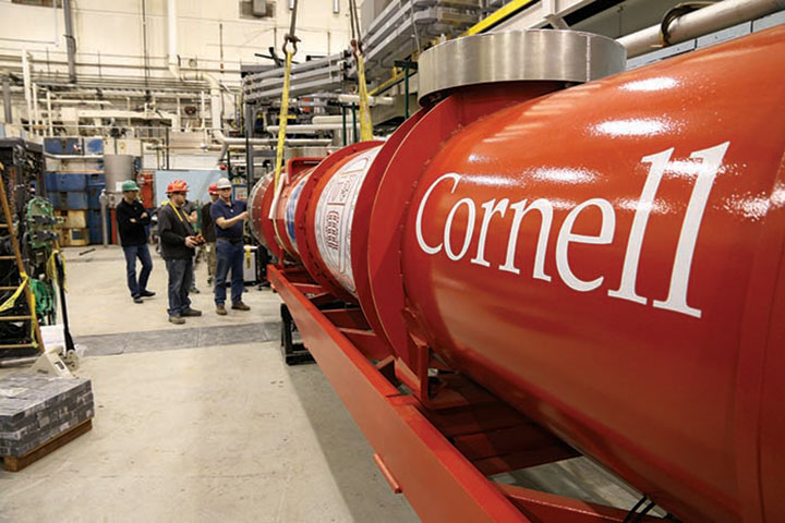 Photo of main linac cryomodule