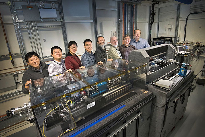 The research team at NSLS-II's Full Field X-ray Imaging beamline.
