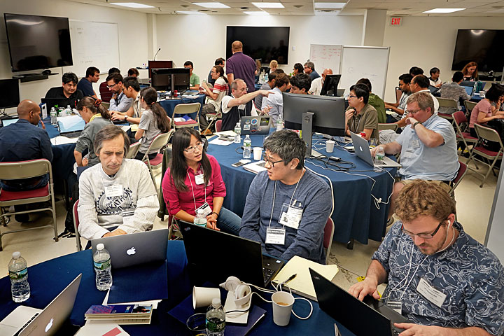 Teams at the GPU Hackathong