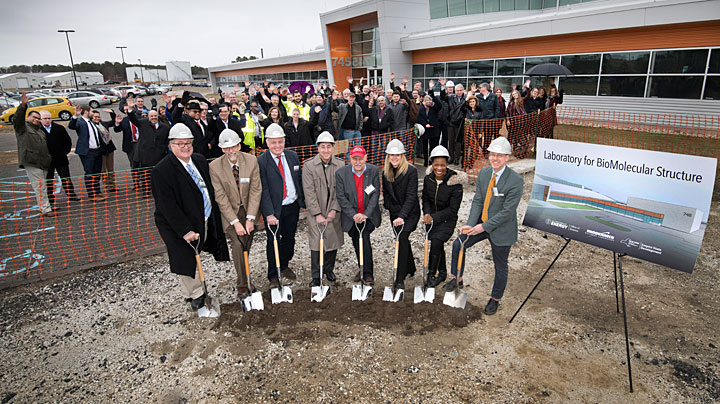 Photo of the CryoEM groundbreaking