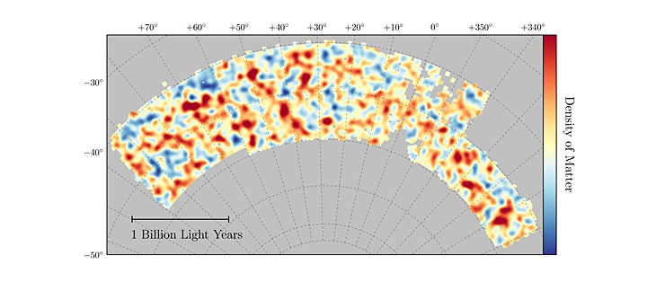 Map of dark matter