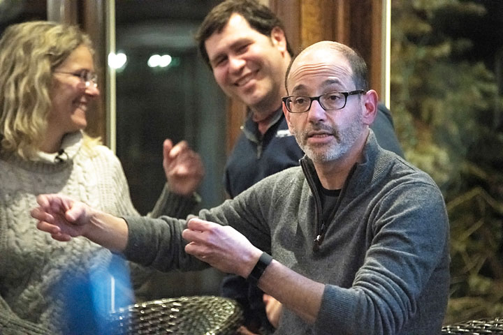 Brookhaven physicists Angelika Drees, Gene Van Buren, and Ofer Rind