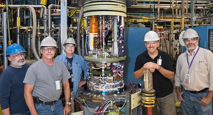 Photo of staff members of the Superconducting Magnet Division