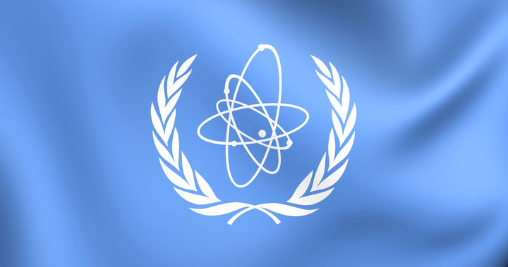 Image of IAEA flag