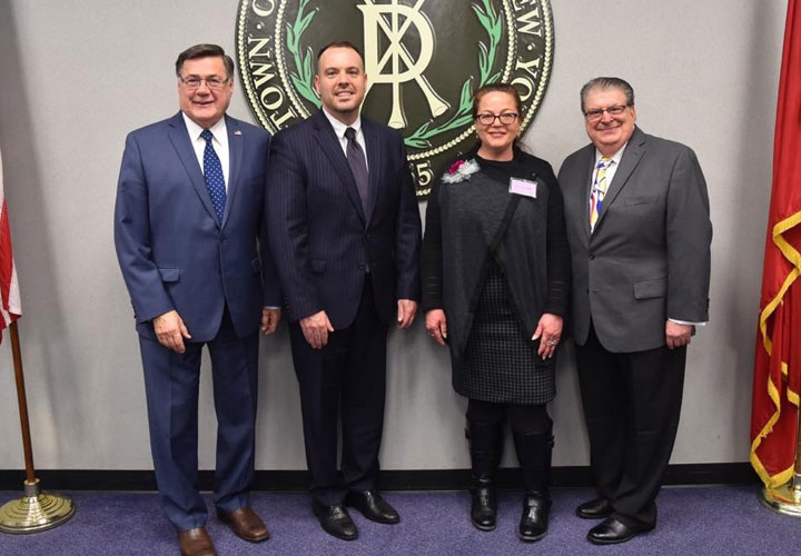 Cathy Cutler, Edward Romaine, Dan Panico, and Louis Marcoccia