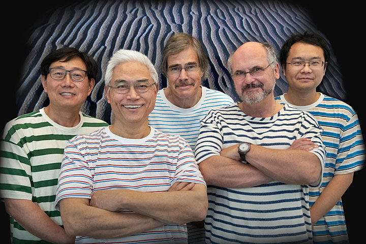 Photo of Qiang Li, Genda Gu, John Tranquada, Alexei Tsvelik, and Yangmu Li