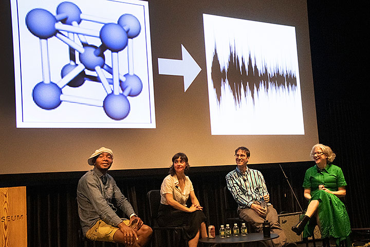 Paul D. Miller a.k.a. DJ Spooky, Melissa Clarke, Kevin Yager, and Margaret Schedel