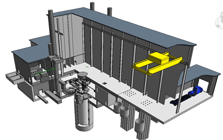 A 3-D representation of the Versatile Test Reactor