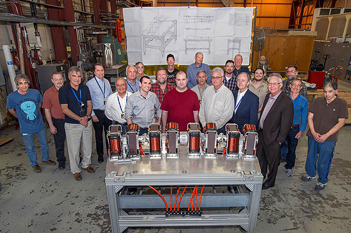 The accelerator complex at Brookhaven National Laboratory.