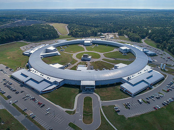 An aerial view of NSLS-II