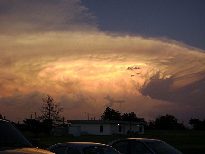 Deep convective clouds