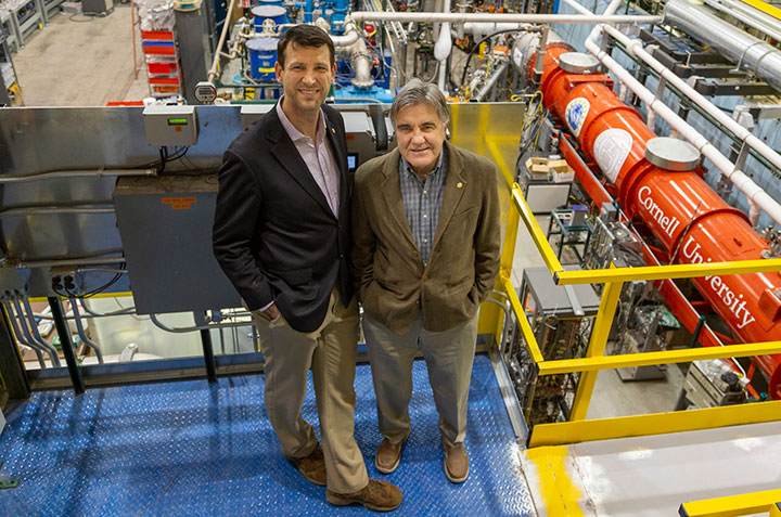 Photo of Hoffstaetter and Trbojevic at the CBETA facility