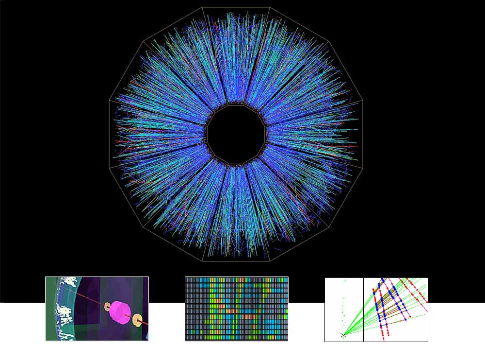 RHIC first collision images