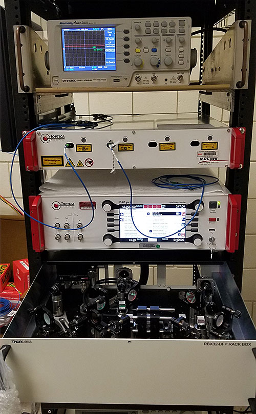 The Alice qubit generator setup at SBU