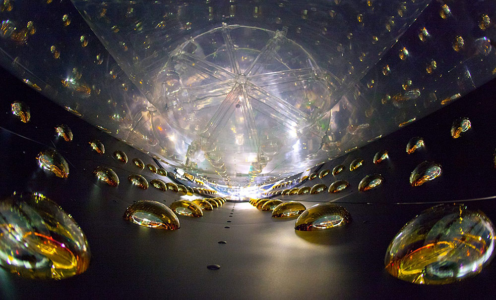 Photo of the Daya Bay neutrino detector