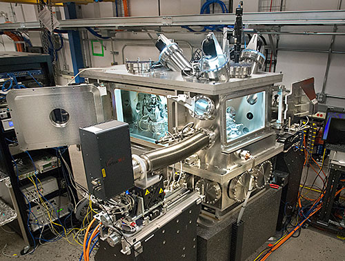 Photo of Hard X-ray Nanoprobe beamline