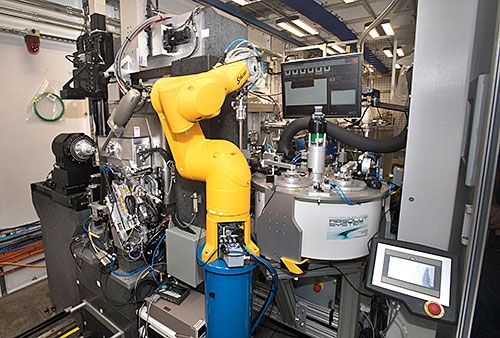 Photo of Frontier Microfocusing Macromolecular Crystallography (FMX) beamline