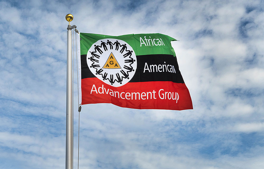 Photo of AAAG flag