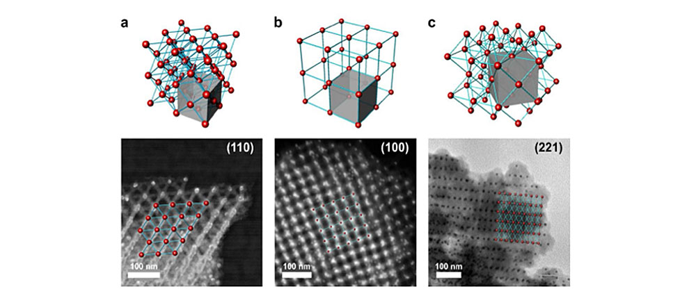 Different types of nanoscale lattices