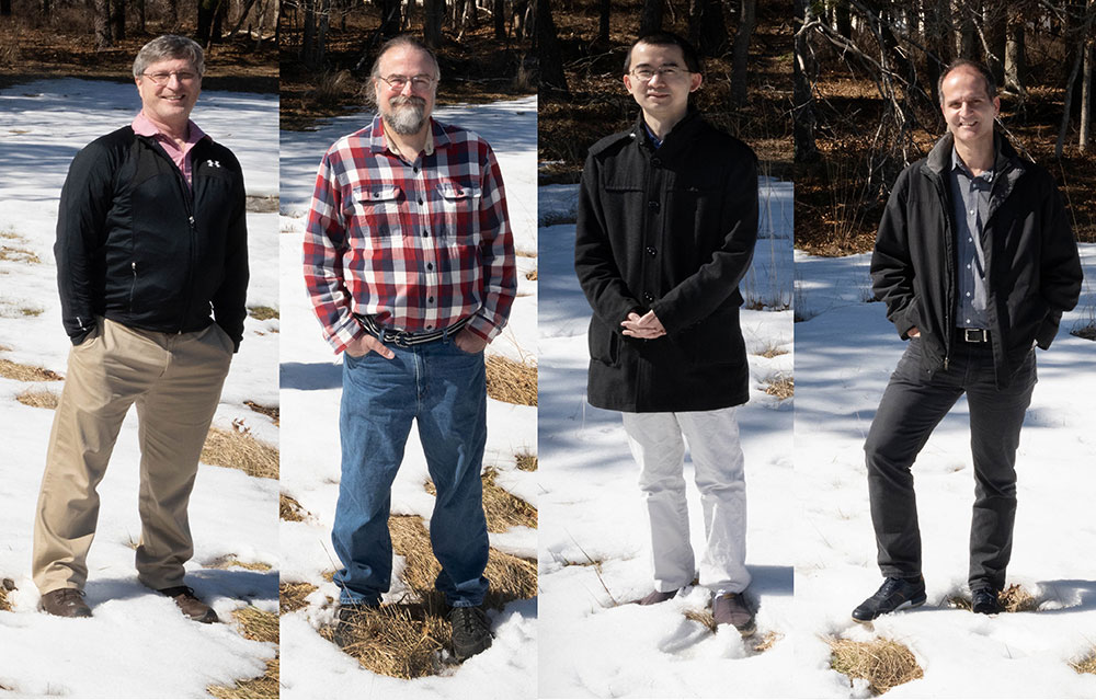 Photo of Andrew Vogelmann, Edward Luke, Fan Yang, and Pavlos Kollias