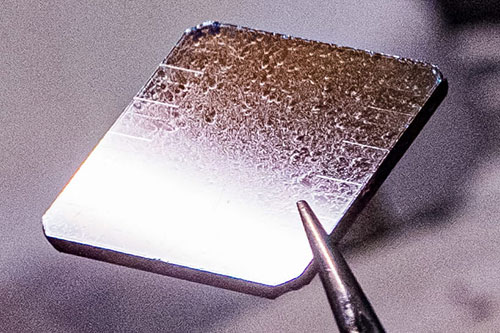 Photo of thin film of 2D halide perovskite crystals