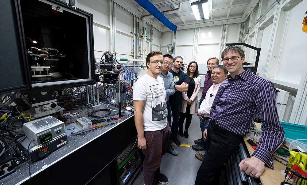 Photo of Arkadiusz Leniart, Ruipeng Li, Marcus Noack, Esther Tsai, Gregory Doerk, Masafumi Fukuto, a