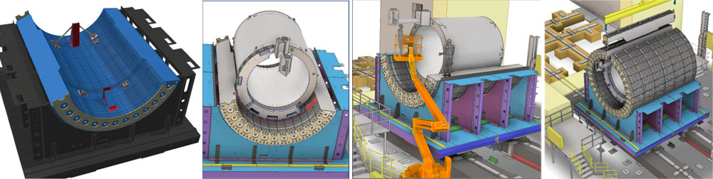 Assembly of sPHENIX stages