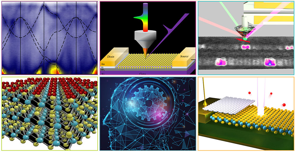 Quantum Materials collage
