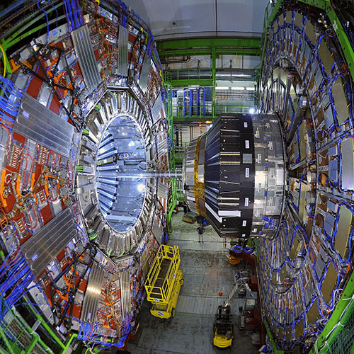 Photo of Compact Muon Solenoid experiment at the European Organization for Nuclear Research's L