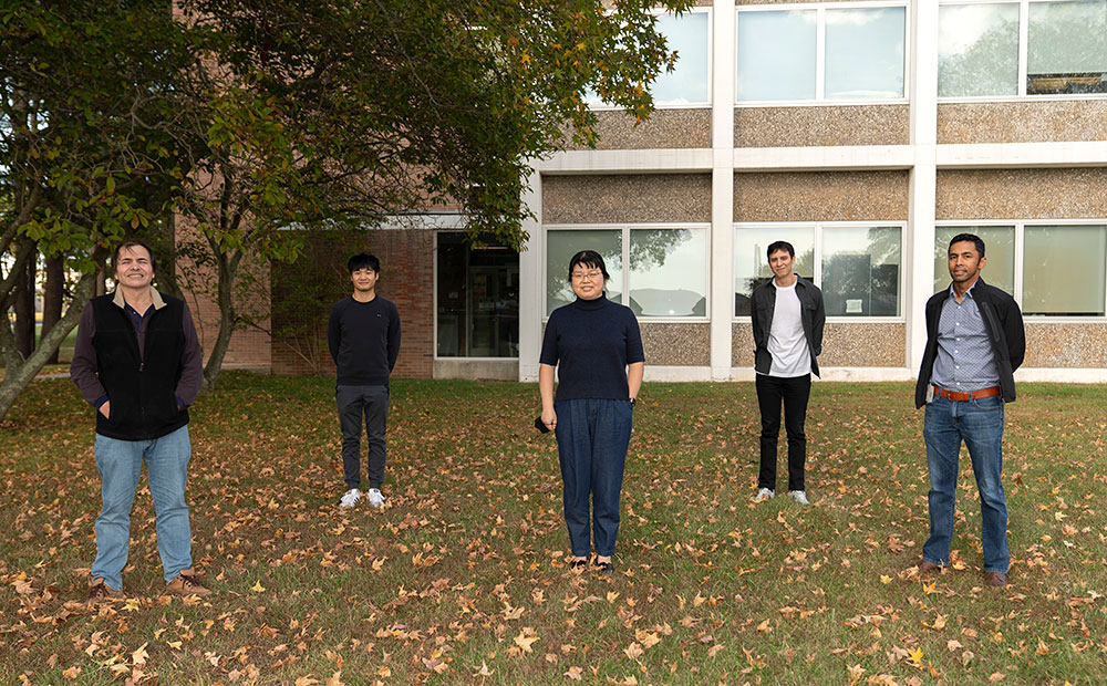 Photo of José Rodriguez, Erwei Huang, Ping Liu, Ivan Orozco, and Sanjaya Senanayake