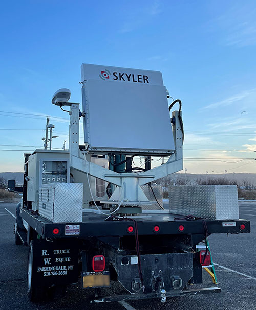 Photo of radar truck