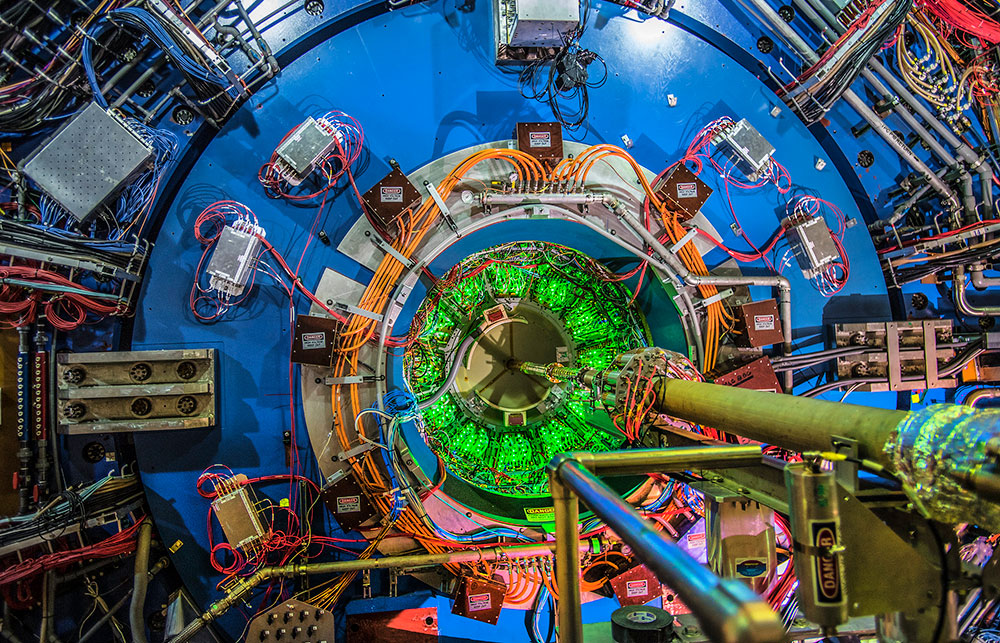 Photo of STAR detector at RHIC