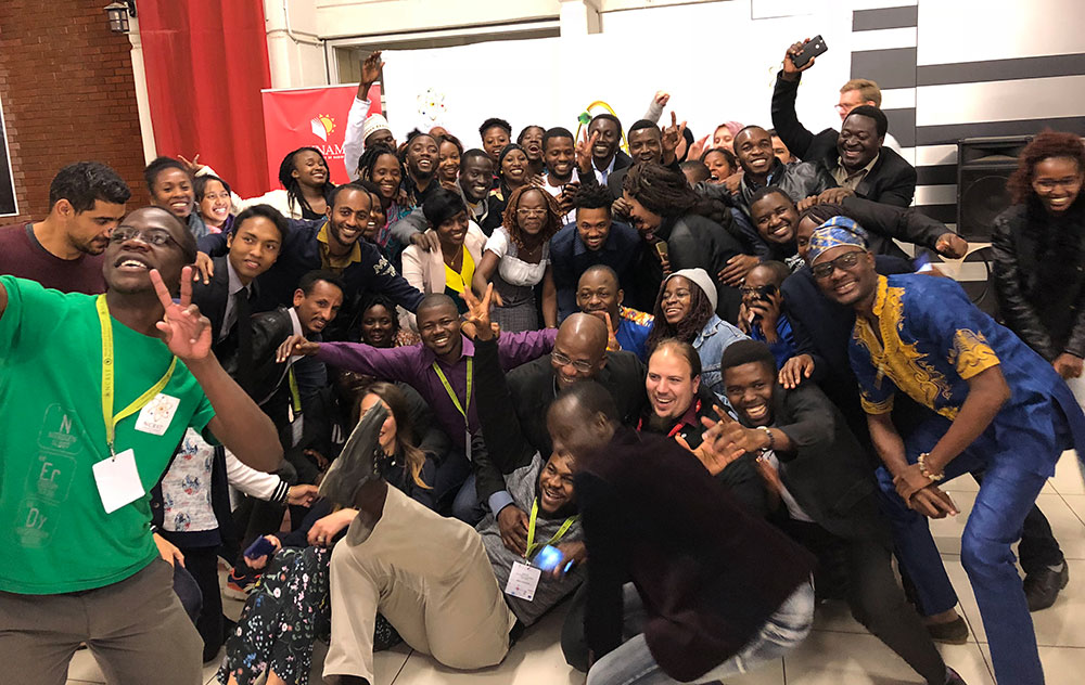 Participants in the 2018 African School of Physics, which took place in Namibia. 

