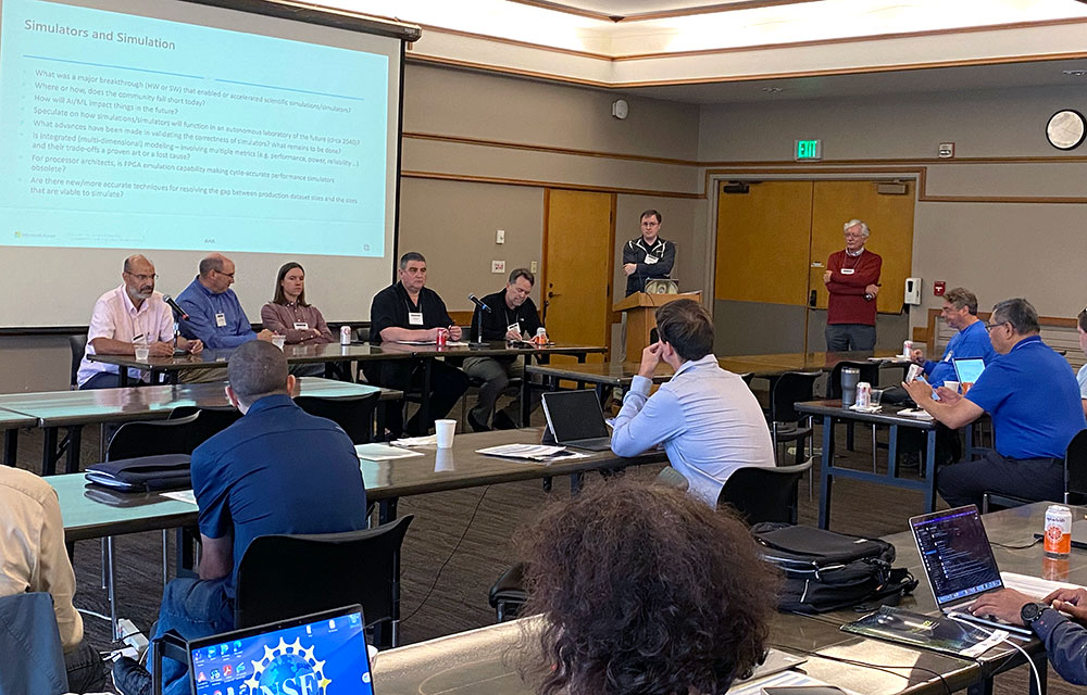 Photo of ModSim panel