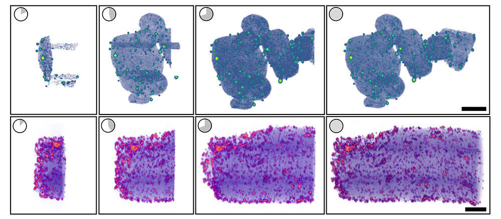 Rendering of platinum nanoparticles