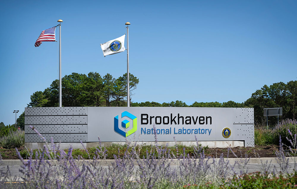 Photo of Brookhaven National Laboratory main gate