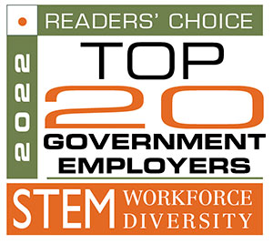 2022 Readers' Choice Top 20 Government Employers STEM Workforce Diversity