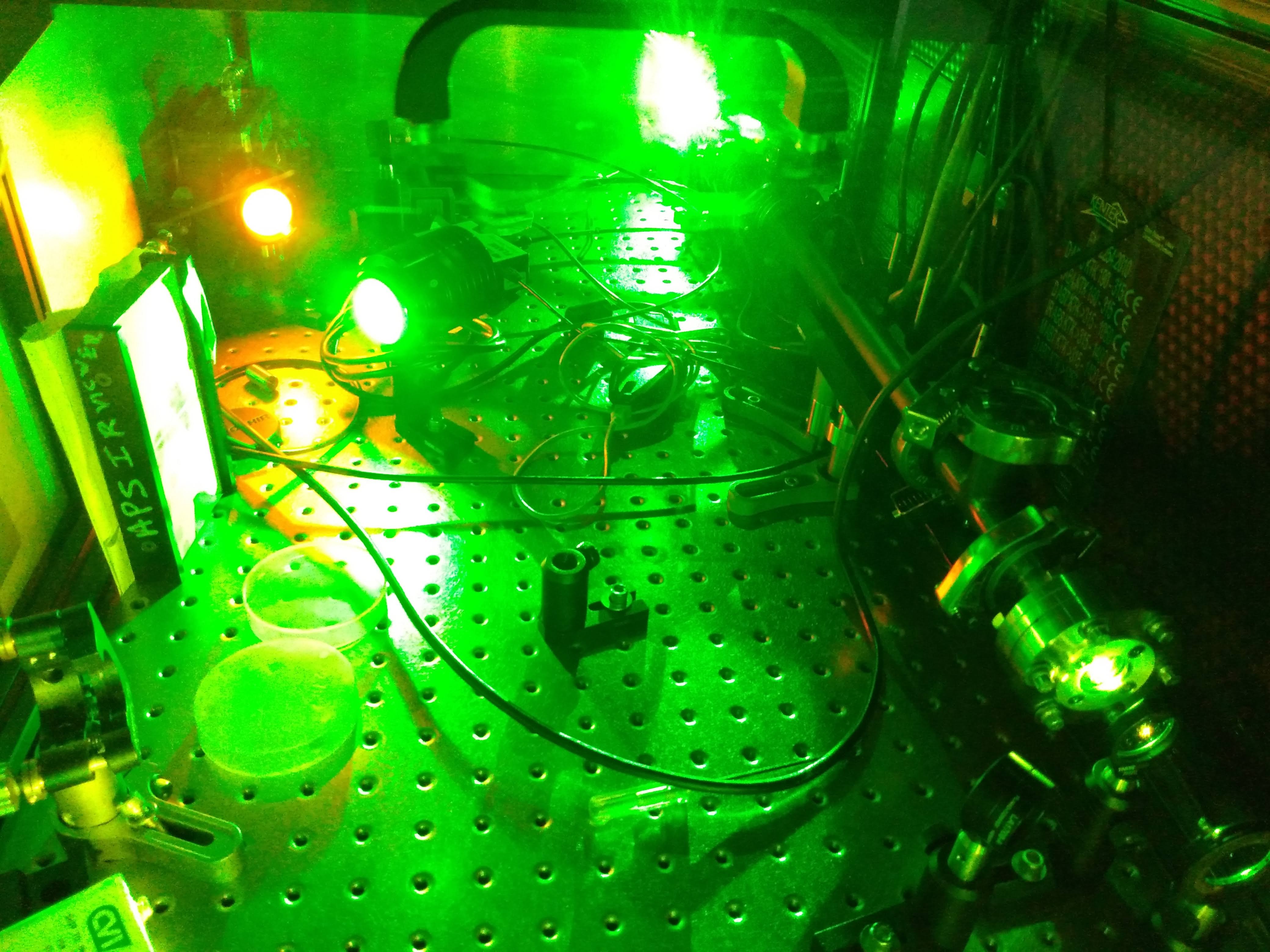 Ionic Liquids' Good Vibrations Change Laser Colors with Ease