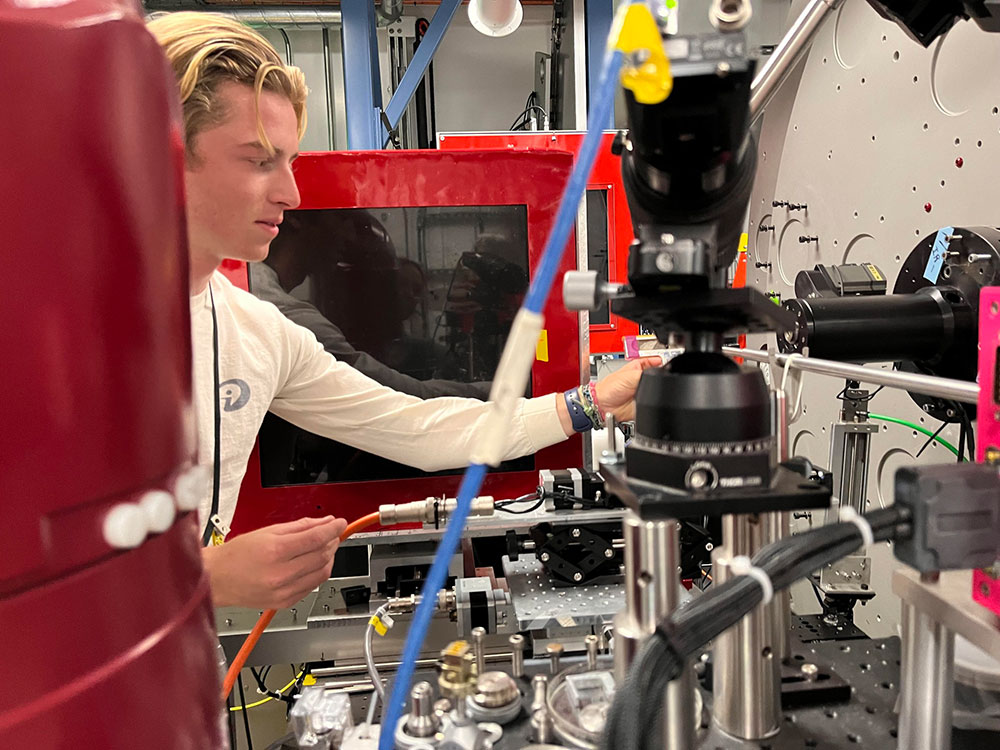 Jack Shultz at the XPD Beamline at NSLS-II