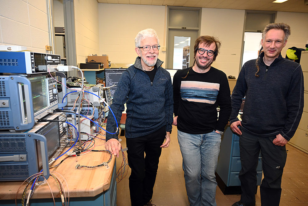 Paul O'Connor, Anže Slosar, and Sven Herrmann (pictured left to right)