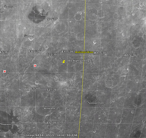 LuSEE-Night landing site