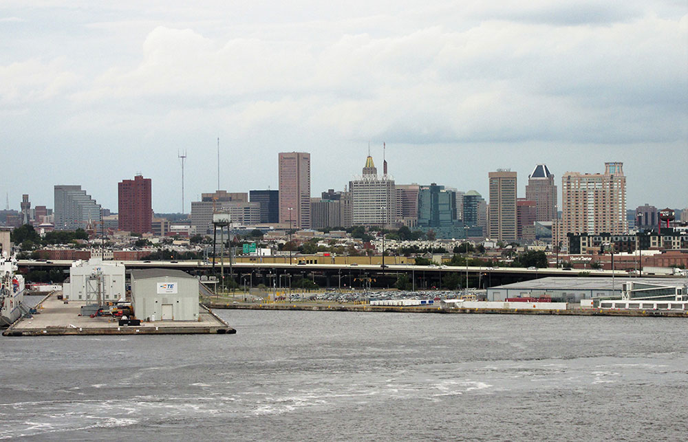 Baltimore city skyline