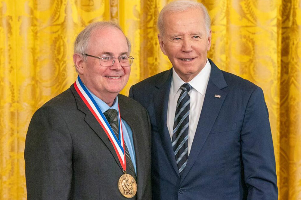 Gregory Petsko and President Joseph Biden