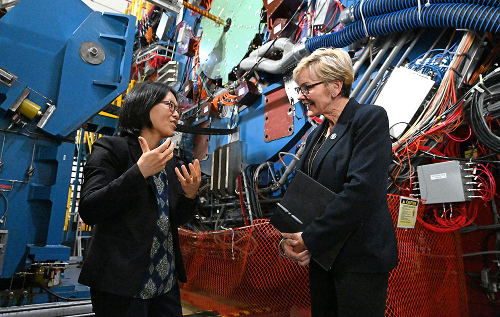 Lijuan Ruan and Secretary Granholm