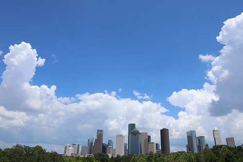 skyline of Houston