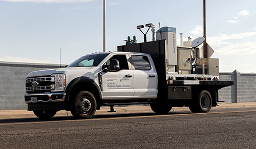 Mobile observatory truck