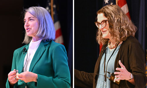 Sharon Stephenson and Vicki Greene