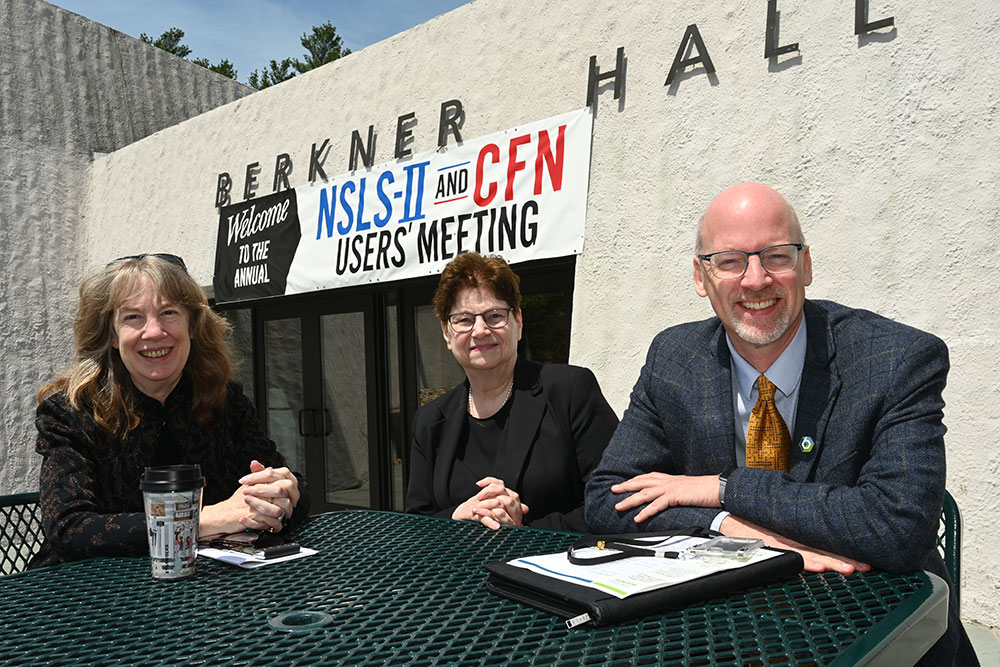 JoAnne Hewett, Linda Horton, and John Hill